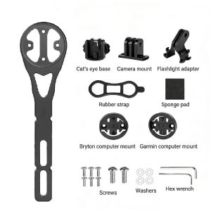 GENENIC Có thể sạc lại Đồng hồ tốc độ xe đạp Chống thấm nước Màn hình 2.4 inch Đồng hồ bấm giờ điện tử Thiết bị đạp xe Siêu nhẹ Giá đỡ xe đạp leo núi Đạp xe ngoài trời