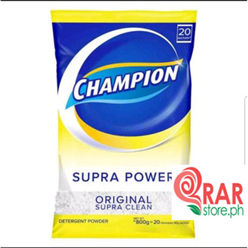 Champion Detergent Powder 800 grams Supra Power Original Lazada PH