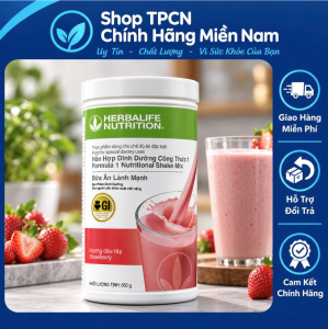 Hỗn Hợp Dinh Dưỡng Công Thức 1 Formula 1 Nutritional Shake Mix Hương Dâu - Bữa ăn lành mạnh ( lọ 550g )