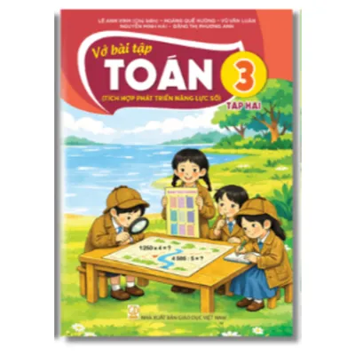 Sách - vở bài tập toán Lớp 3 ( Tích hợp phát triển năng lực số )