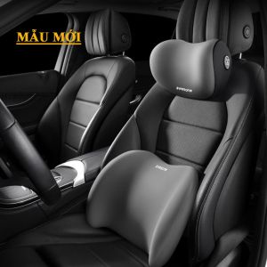 Gối Tựa Đầu Và Lưng Bằng Cao Su Non AWESOME Mềm Mại Cho Xe Hơi Êm MềmGiúp Lái Xe Thỏa Mái Thư Giãn Tập Trung Hơn