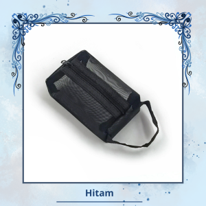 Pouch Organizer Travel / Tas Jaring Mini Transparant / Dompet Jaring Kabel Charger Murah