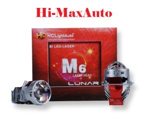 Đèn Bi pha Laser M6 – LUNAR công suất 85W_Chân nguyên bản H4 H7 9005_Bảo hành đến 3 năm