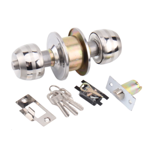 Hợp kim kẽm xoay cửa tròn knobset xử lý hình tròn lối vào khóa tay nắm cửa cho hành lang tủ quần áo dễ dàng để sử dụng