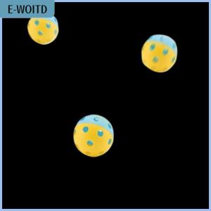 【E-WOITD】 Indoor Pickleball Balls Paddle Ball 72mm Pickleball Sport Training Practice Plastic Pickleball Hollow Balls