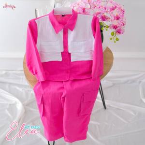 Setelan Anak Perempuan Baju + Celana / Elea Set Cargo