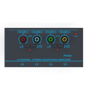 Bộ Khuếch Đại 4 6 Kênh Tai Nghe Stereo Bộ Chia Mini Tai Nghe Trong Di Động Cực Thấp-Tiếng Ồn Bộ Trộn Âm Thanh Để Ghi Âm Kiểm Âm Phòng Thu