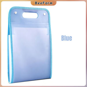 BeeFarm 13-Layer Handle Folder Long File Organizer Portable Folder Bag With Handle Office Supplies