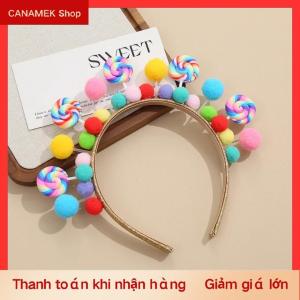 CS Băng đô kẹo mút hoạt hình mới băng đô kẹo ngọt Phụ kiện tóc công chúa trái tim nữ tính