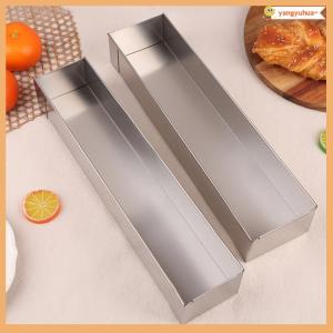 yangyuhua Rectangle Tiramisu Cake Mold Removable Non-Stick Stainless Steel DIY Cake Mousse Dessert Mold Tiramisus Baking Tools