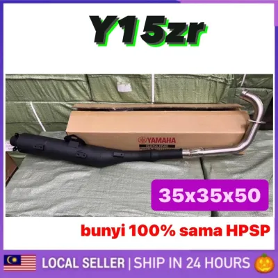 Y15zr RACING EXHAUST PIPE 35-35 CUTTING STANDARD STD Y15ZR V1 V2 YAMAHA BUNYI SAMA HPSP 35 35 50MM EKZOS EXZOS PIPE PAIP
