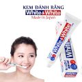 Kem đánh răng White & White LION 150g (Nhật Bản)/KĐR White & White LION trắng răng giảm ê buốt, sạch mảng bám. 