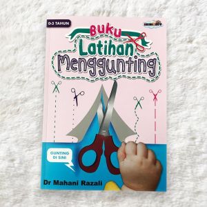 MH Buku Latihan Menggunting | Buku Aktiviti Kanak-kanak Motor Halus Percuma Gunting