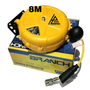 BRANCH Air Hose Reel 8M / Selang Udara Kompresor Gulung TEKIRO selang tarik