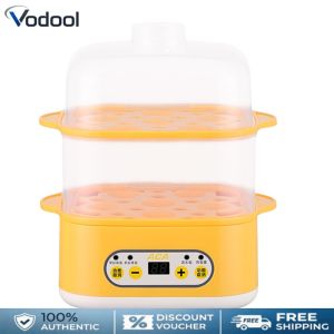200W Multifunctional Egg Boiler 12 Eggs Capacity Auto Shut-Off for Breakfast Steaming Cooking