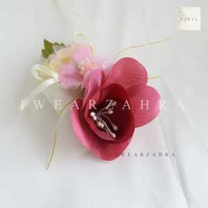 BROS BUNGA ORGANZA - Hiasan Bunga Bros Jepit Kemiti Warna Warni Cantik Murah