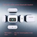 Touchscreen TWS Wireless Bluetooth Earbuds with ANC, Charging Case, and Dual-Mode for Sports and Entertainment. 