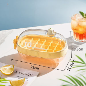 JACIRCLE Ice Cube Tray Water Bottle Silicone Ice Cube Container Whiskey Coffee Freezer Juice Beverage