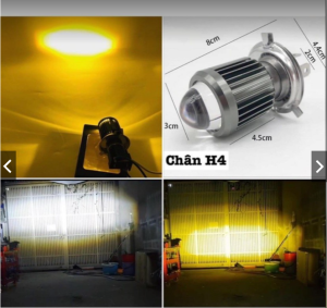 led bi cầu chân H6