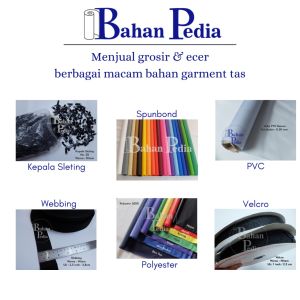 Kain Spunbond 100gsm Puring Furing Bahan Goodie Bag 100 x 160 cm Hitam