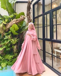 Abaya Sabrina Dress Ceruty Apk payet Gamis Dewasa Murah Terbaru 2025 Dress Wanita Kondangan Elegan