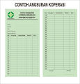 KARTU ANGSURAN KREDIT ISI 12 BOLAK BALIK UNTUK KOPERASI / ANGSURAN MINGGUAN / HARIAN. 