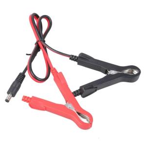 5.5x2.1mm Nam để tăng gấp đôi kẹp cá sấu Cáp chuyển đổi nguồn điện hai kẹp cá sấu Adapter kẹp cáp cho dải đèn LED