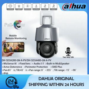 Dahua 2MP/4MP IR and White Light Full-color Network PT Camera Light and sound dual alarm IP camera