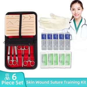 Suture Training Kit Medical Surgical Silicone Suturing Practice Pad Human Skin Model For Practice Training Use