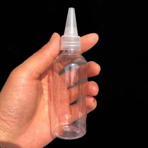 Chai Nhỏ Giọt Bóp Bằng Nhựa 5Ml/10Ml/20Ml/30Ml/50Ml/60Ml/80Ml/100Ml Hộp Đựng Rỗng Có Keo Dán Mực Chia Chai Trong Suốt 1Pcs