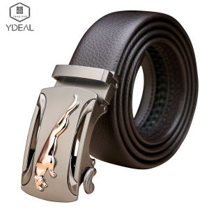 【COD/Ready Stock】Belt For Men New Fashion Men Belt 3.5cm Mens Cow Leather Belt Male Casual Business Belt Automatic Buckle Belts for Men Man 105-125cm