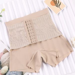Onefashionmall Celana Dalam Korset Wanita Slimming Pants High Waist Pengecil Pelangsing Perut Buncit Corset Stagen KR008