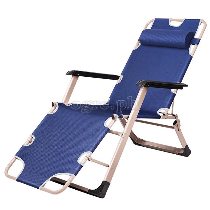 Fully Adjustable Collapsible Reclining Chair with Padded Headrest