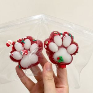 BLACKON Slow Rebound Cat Paw Pinch Toy Soft 3D Fidget Toy Gift Mini Decompression Toy Christmas