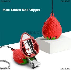 [COD] ZHONGYI0 Mini Foldable Nail Clipper Finger Toe Cutter Stainless Steel Portable Keychain