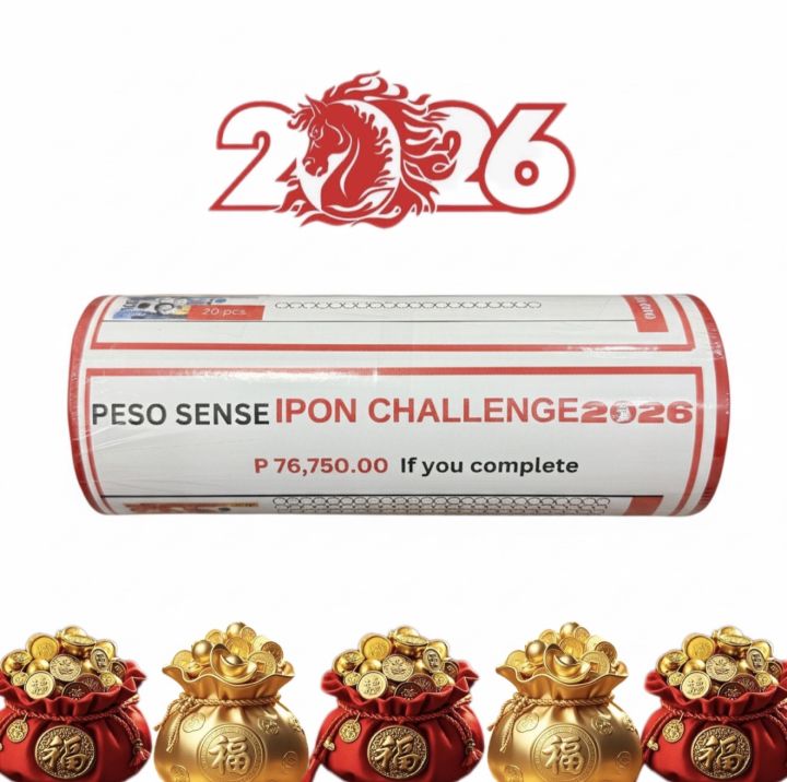 LA 2026 Peso Sense Ipon Challenge Alkansya 76,750 if completed 9 inches ...