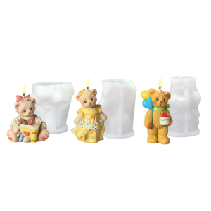 Grade Silicone Bear Making Mould Safe for Plasters