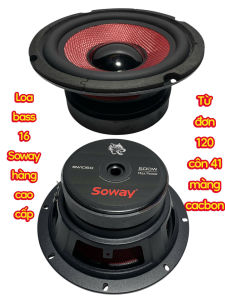 Loa bass 16 SOWAY nhập thái màng cac bon cao cấp - từ 120 côn 41 - giá 1 cái