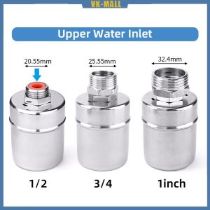 304 Stainless Steel Float Ball Valve 1/2"/3/4"/1" - High-Temperature Resistance Corrosion-Resistant Automatic Water Level Control for Kitchen Water Tower Refrigerator