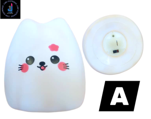 Silicone Cat  FISH STAR Night Light LED Bedside Lamp Portable Read Lampu Tidur Malam