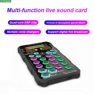 Di Động Sống Card Âm Thanh Sk9 Bộ ĐỔI GIỌNG NÓI Thiết Bị Bộ trộn âm thanh Được Xây Dựng Trong Nhiều Hiệu ứng Âm Thanh nhỏ gọn cầm tay Card Âm Thanh Cho Karaoke Ghi Âm