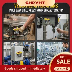 SHPYHT✨ Metal KJD6 Manual Restart 250V High Durability for Electric Drill Saw Circuit Protection Repair