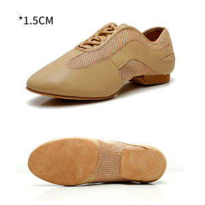 Modern Latin Suede Salsa Tango Ballroom Dance รองเท้า Breath Dance รองเท้ารองเท้าผ้าใบสำหรับผู้หญิงรองเท้า Modern Dance Jazz Shoes