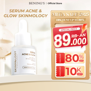 BENINGS SKINMOLOGY Serum Acne And Glow Perawatan Kulit Berjerawat Bruntusan Memudarkan PIE/PIH - Isi 15ml