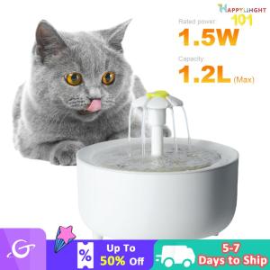 【New Arrival】 1200ml USB Cat Water Fountain with Automatic Operation and Filter for Clean Drinking Water