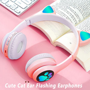 Cat LED Bluetooth tanpa tangan Bluetooth VIV23M telinga dengan subwoofer untuk mengurangi suara