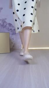 Thick-Soled Fisherman Shoes Spring Summer New Womens Shoes Breathable Lace Mesh Womens Slip-On Casual Shoes Trendy