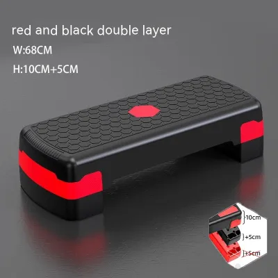 [SG Ready Stock]Aerobic Stepper Cardio Fitness Home Gym Exercise Step Block Board Height Adjustable Aerobic stepper