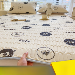 Ice Silk Latex Cooler Cool Mattress Summer Soft Pad Mattress Washable Baby Student Dormitory Dream Floor Mat