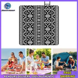 Winnereco เสื่อปิกนิกกันทรายกันน้ำกันน้ำกลางแจ้งผ้าห่มปิกนิกขนาดใหญ่สปริงแบบพกพาออกนอกบ้าน